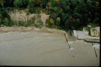 Aerial view of South Beach bluffs and NSSD area